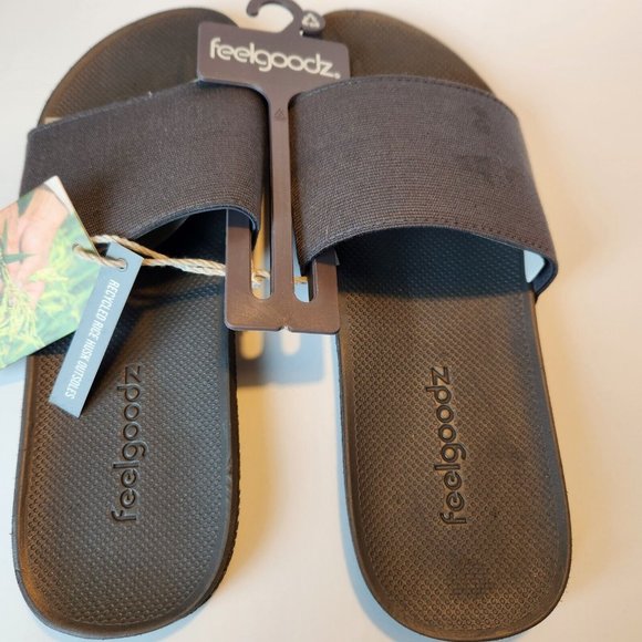 FEELGOODZ Men's Easy Day Charcoal Slides, XXL (12.5 - 14) - NEW - Picture 4 of 6